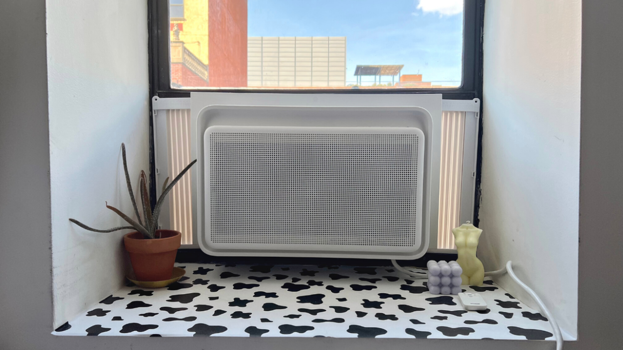 Professional window AC installation by SparkPoint Appliance Repair & Installation in NYC apartment